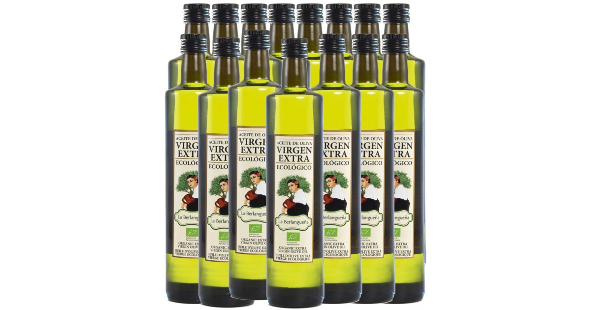 Aceite de Oliva Virgen Extra 15x500ml. Ecológico de Arbequino