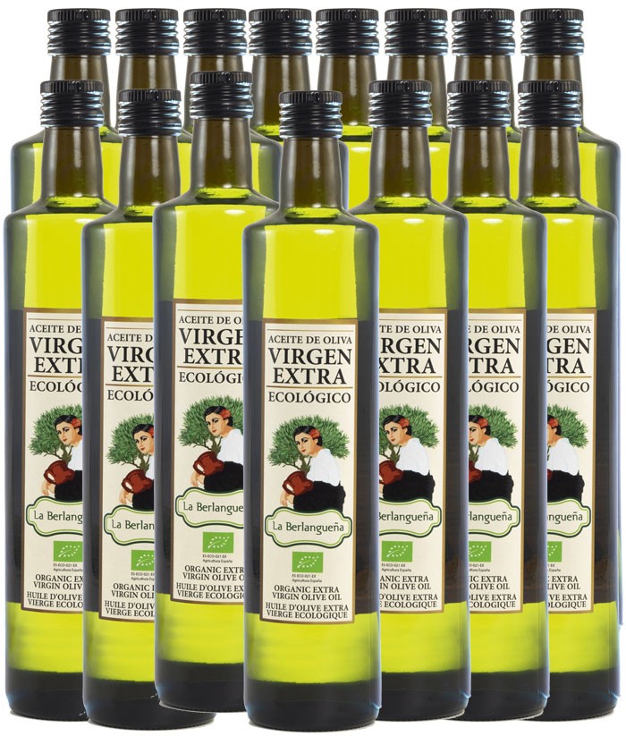Aceite de Oliva Virgen Extra 15x500ml. Ecológico de Arbequino