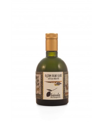 Aceite de Oliva Virgen Extra 10x250ml. Oleum Ocho Ojos Arbequino y Koroneiki Blend