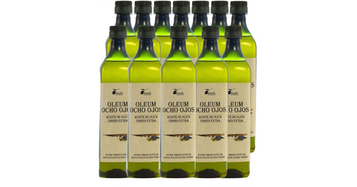 Aceite de Oliva Virgen Extra 12x1L. Variedad Arbequino