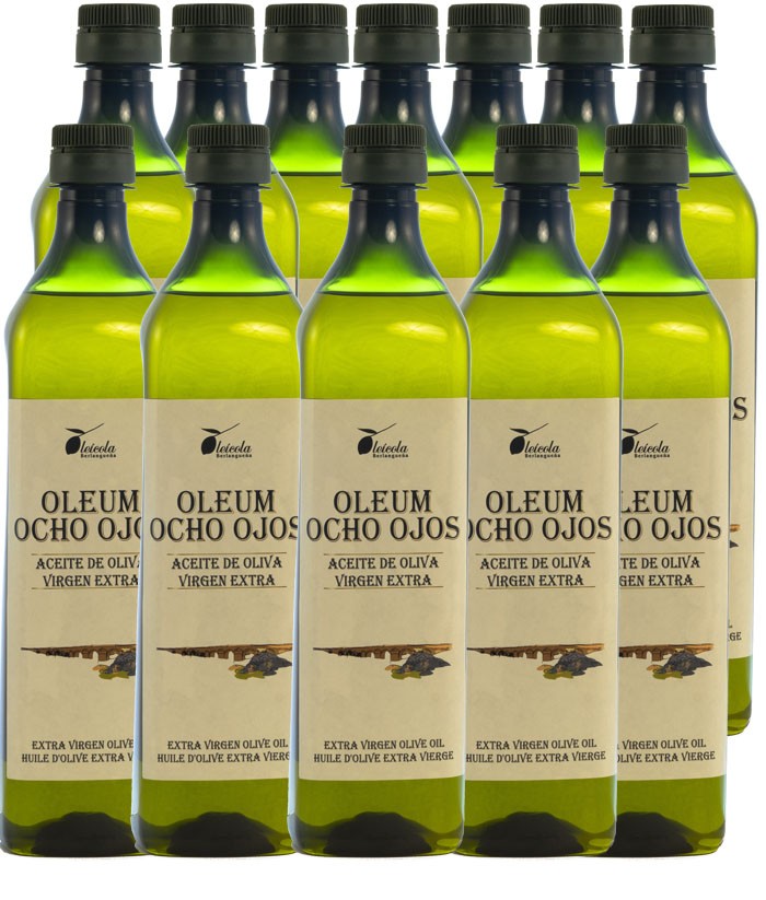 Aceite de Oliva Virgen Extra 12x1L. Variedad Arbequino Aceite de Oliva Virgen Extra 12x1L. Variedad Arbequino